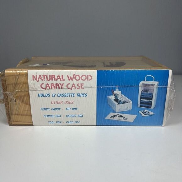 Vtg WestAmerica Woodworks Cassette STORAGE UNIT Jack London Square BRAND NEW! - Picture 3 of 7